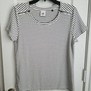 Cabi Striped Top, Size Medium